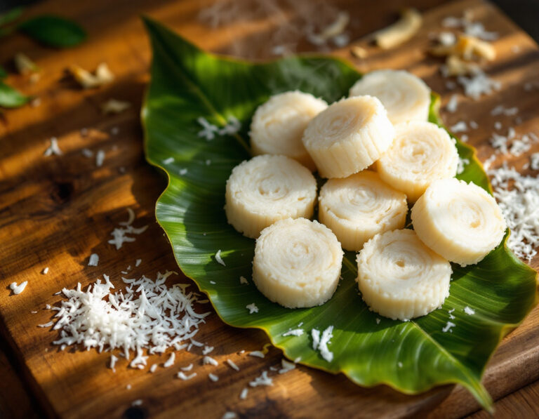 Receta de Pittu – Pastel de Arroz al Vapor Tradicional de Sri Lanka