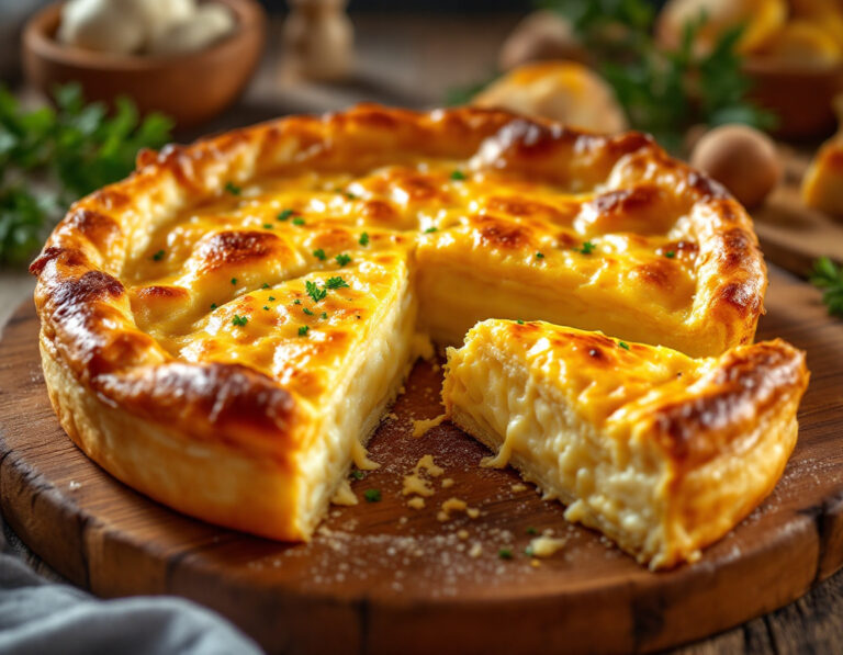 Receta de Plăcintă cu brânză – Tarta de queso rumana