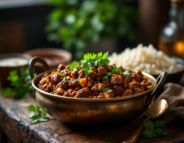 Qeema – Auténtico curry pakistaní de carne picada