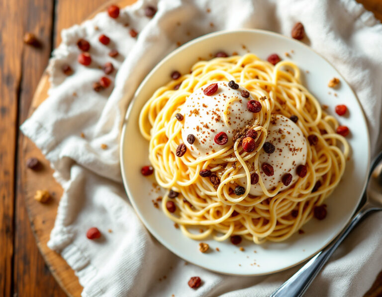 Ethiopian Spaghetti Ice Cream Dessert Recipe | Easy