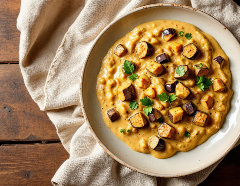Creamy Eggplant Curry Recipe – Indian Baingan Curry