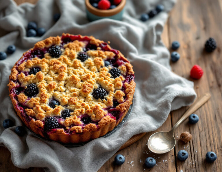 Berry Crumble Recipe – Classic American Berry Crumble Dessert