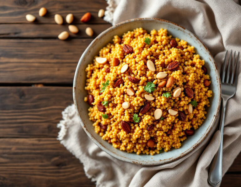 Curry Couscous with Nuts Recipe – An African Delight