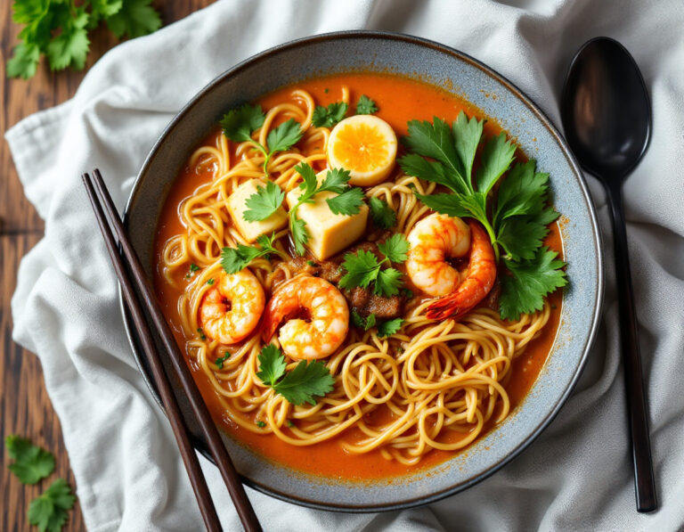 Authentic Curry Laksa Recipe – Malaysian Noodle Soup
