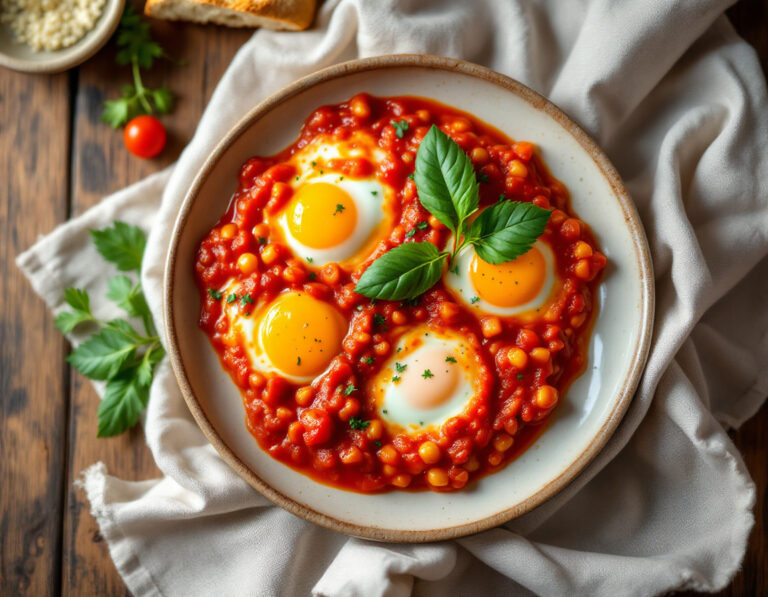 Israeli Eggs in Tomato Sauce – Shakshuka Recipe