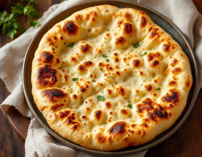Fluffy Naan Bread Recipe – Traditional Indian