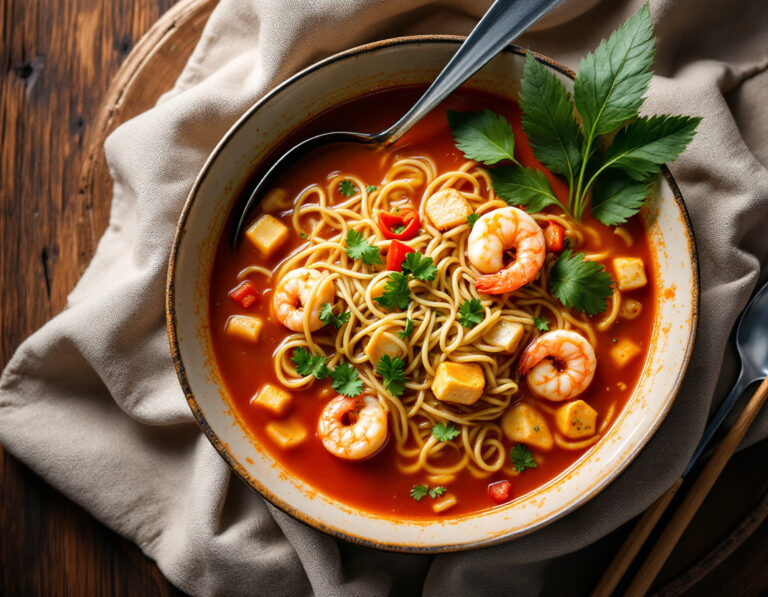 Authentic Laksa Recipe – Singaporean Noodle Soup