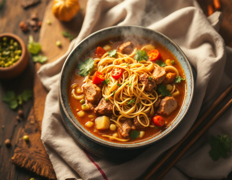 Malaysian Curry Noodle Soup Recipe – Authentic Laksa