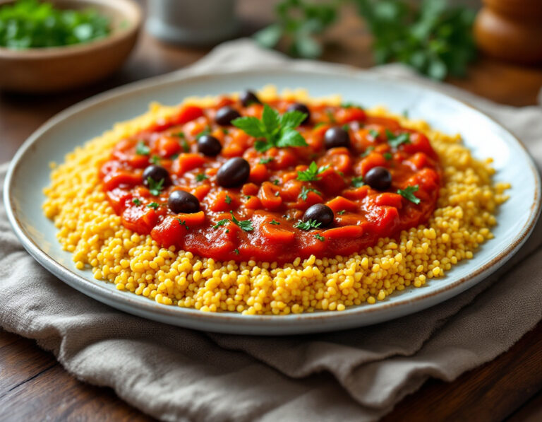 Moroccan Tomato Couscous Casserole – Authentic Recipe