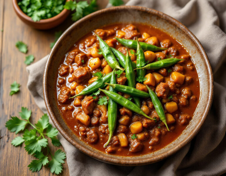 Authentic Okra Curry Recipe – Bhindi Masala