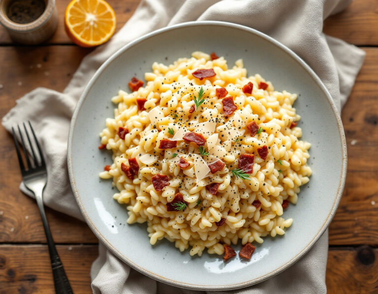 Risotto Carbonara Recipe – Swiss Style with Bacon