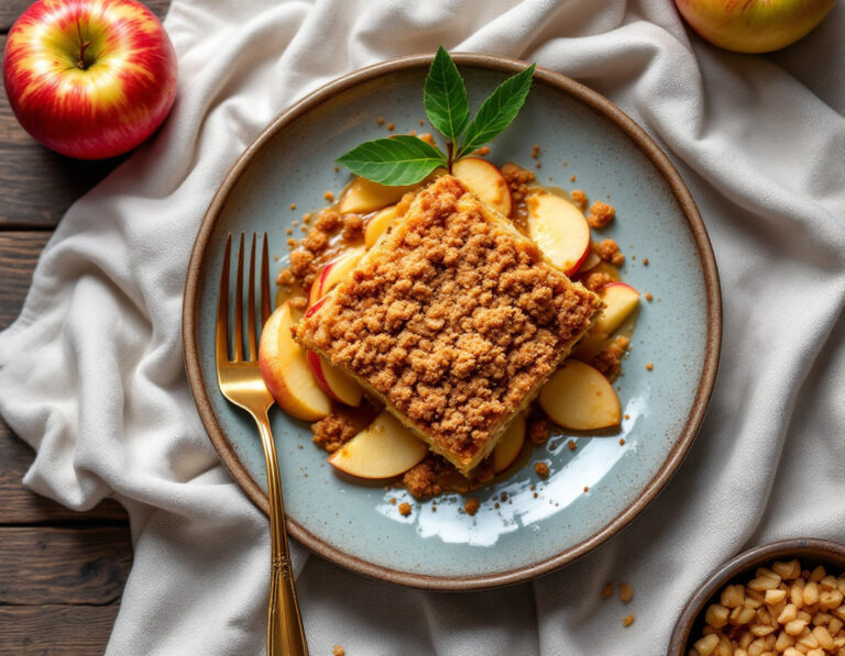 Quick Egyptian-Style Apple Crumble