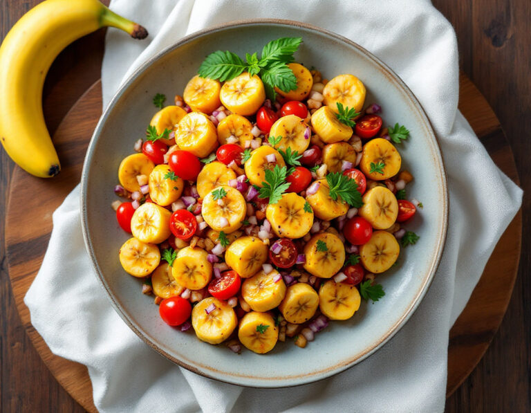 South African Banana Salad with Curry – Exotic Recipe