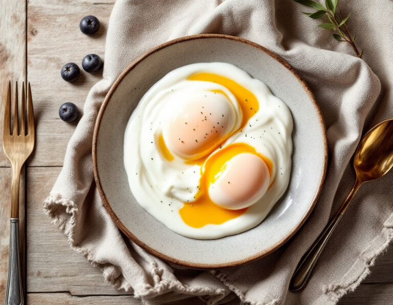 Poached Eggs with Yogurt Recipe – African Cuisine