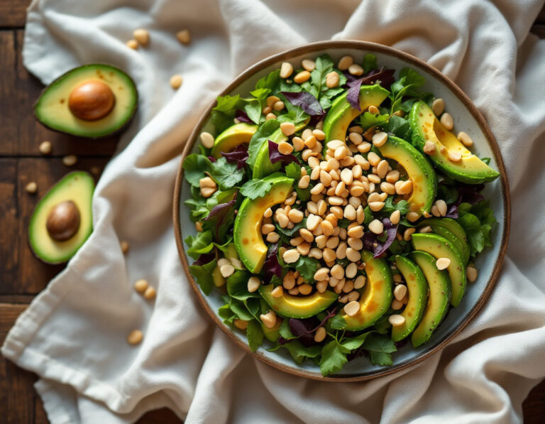 African Avocado Salad Recipe with Peanuts