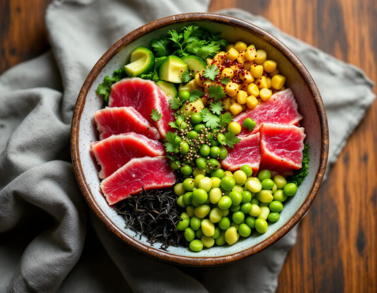 Authentic Ahi Poke Recipe – Hawaiian Tuna Salad