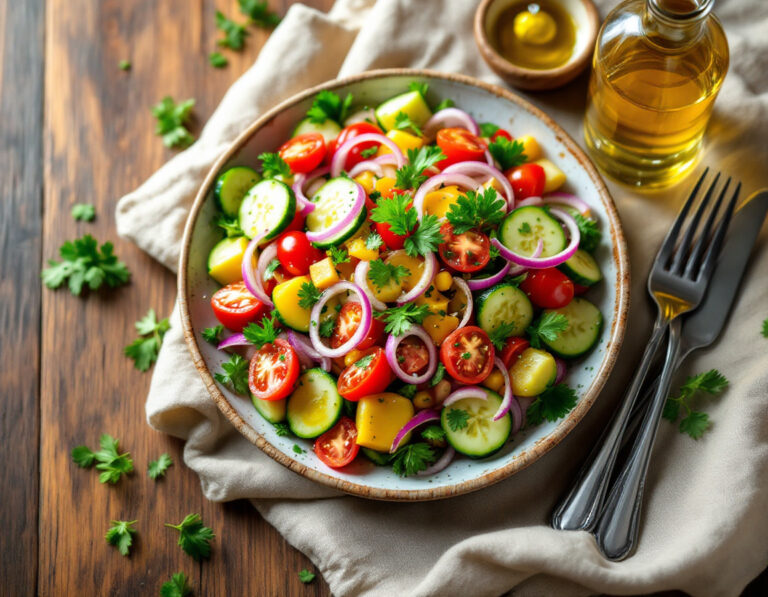 Arabic Salad Recipe – Fattoush from Lebanon