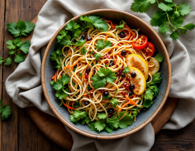 Asian Noodle Salad Recipe – Korean Style