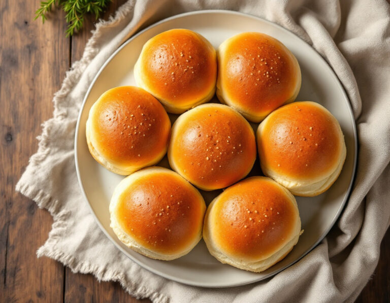 Authentic American Hamburger Buns Recipe