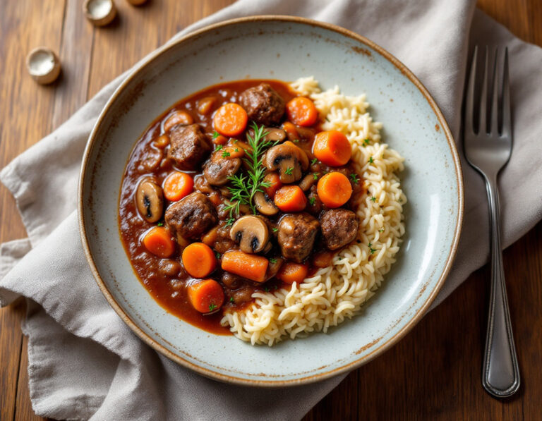 Boeuf Bourguignon Recipe – Classic French Braised Beef