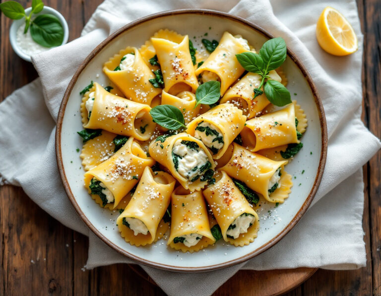 Cannelloni with Ricotta and Spinach – Italian Recipe