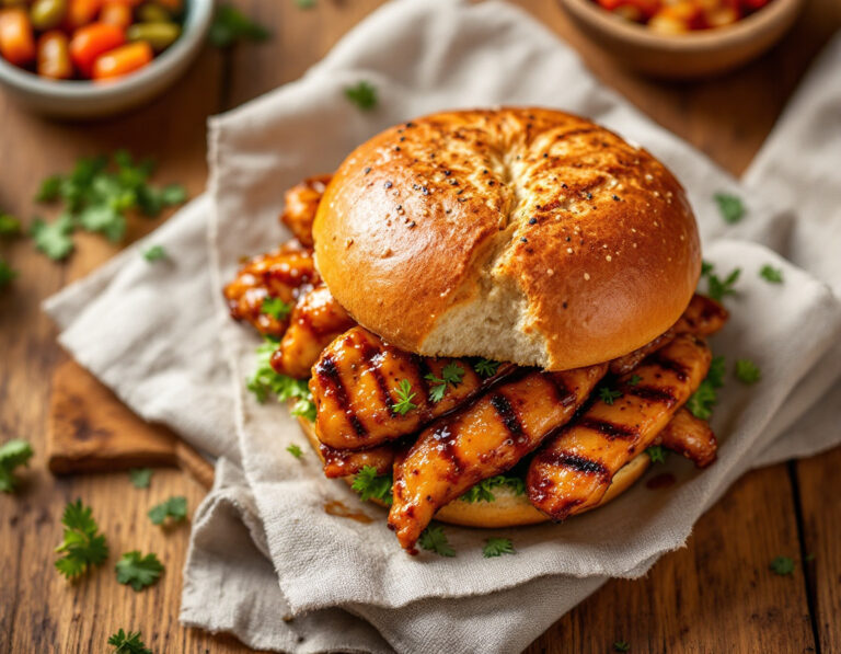 Chicken Teriyaki Sandwich Recipe – Authentic Japanese