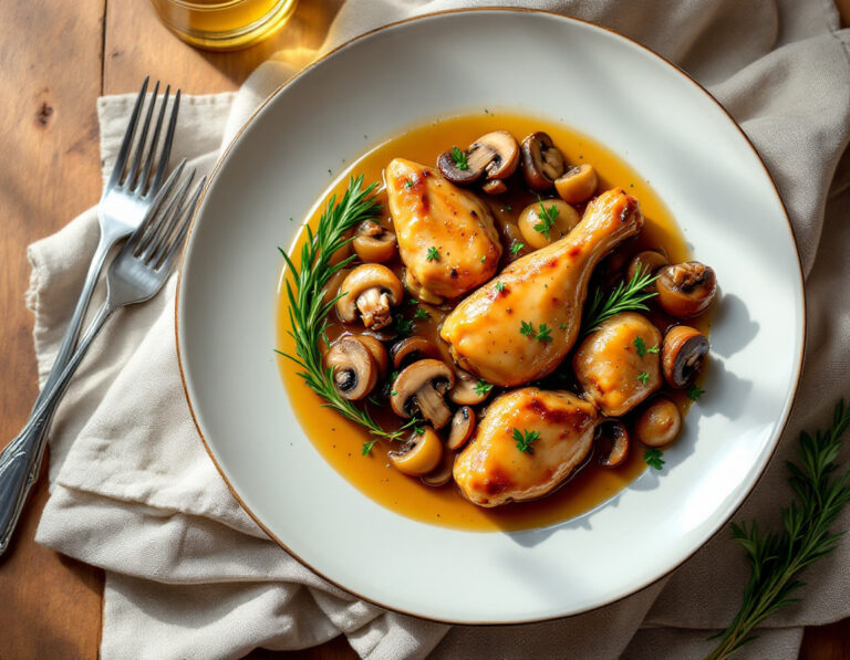 Coq au Riesling Recipe – French Chicken in White Wine