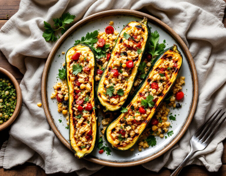 Stuffed Zucchini – Easy Zucchini Recipe with Ground Meat