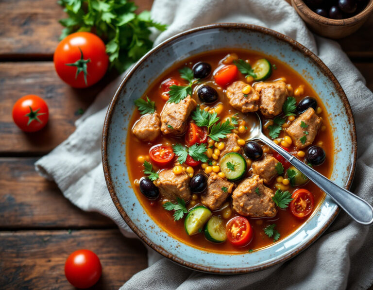 Gyros Soup Recipe – Greek Meat Soup in 50 Min