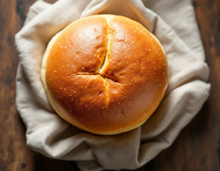 Hamburger Bun Recipe – Fluffy Brioche Burger Buns