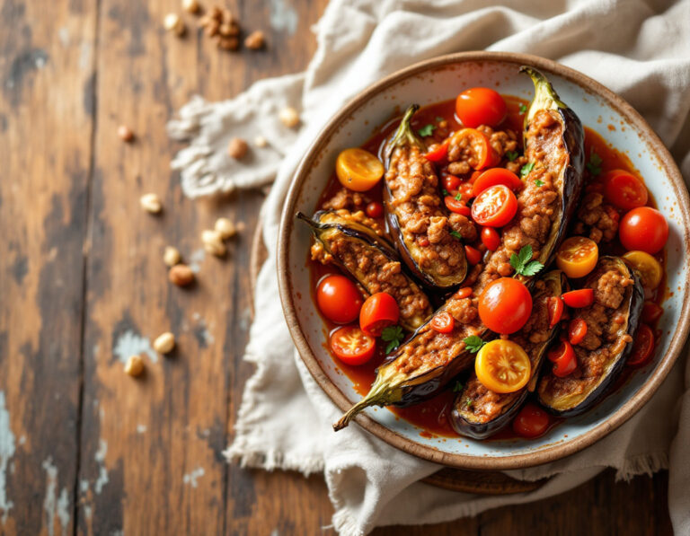 Imam Bayıldı Recipe – Turkish Stuffed Eggplants