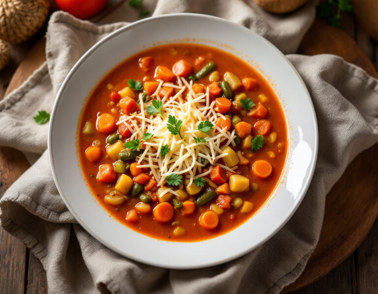 Classic Minestrone Recipe – Italian Vegetable Soup