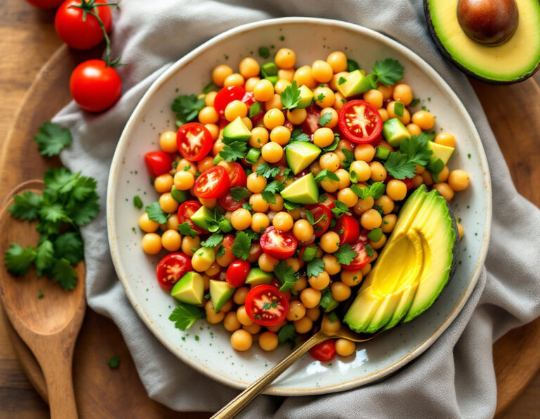 Colombian Chickpea Salad Recipe | Ensalada de Garbanzos