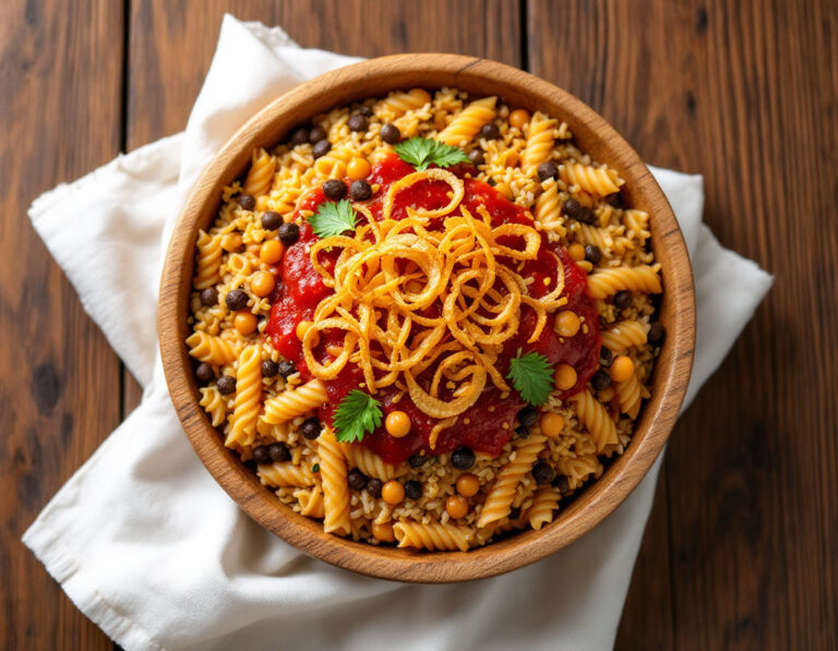 Koshari Recipe – Authentic Egyptian National Dish