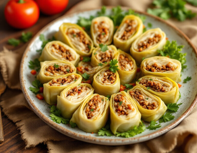 Lebanese Stuffed Cabbage Rolls Recipe – Authentic Malfouf