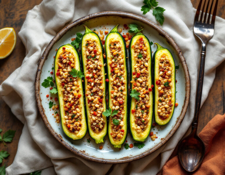 Mahshi Recipe: Egyptian-Style Stuffed Zucchini