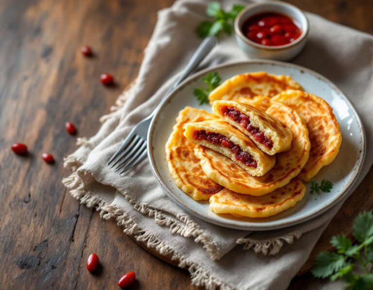 Malaysian Stuffed Pancakes Recipe – Apam Balik