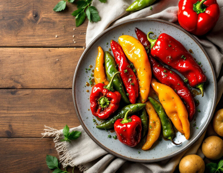 Marinated Peppers Recipe – Pimientos en Escabeche