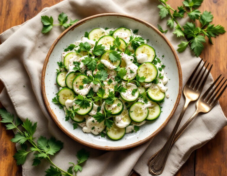 Mast o Khiar Recipe – Persian Cucumber Yogurt Salad