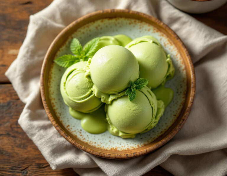 Matcha Ice Cream Recipe: Creamy Japanese Green Tea Ice Cream