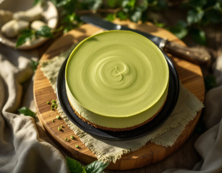 Matcha Recipe: Creamy No-Bake Matcha Cheesecake