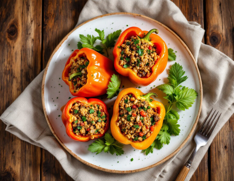 Macedonian Stuffed Bell Peppers Recipe – Traditional & Easy