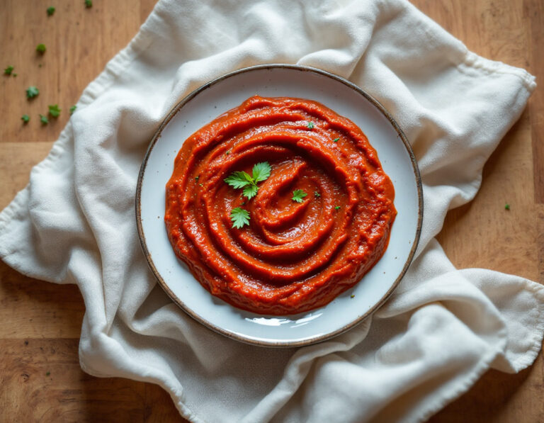 Muhammara Recipe – Syrian Roasted Pepper and Walnut Dip