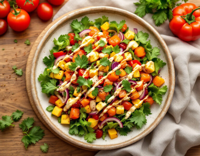 Pakistani Street Food Salad Recipe – Chaat Papri