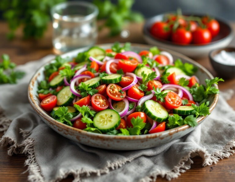 Persian Shirazi Salad Recipe – Salad Shirazi