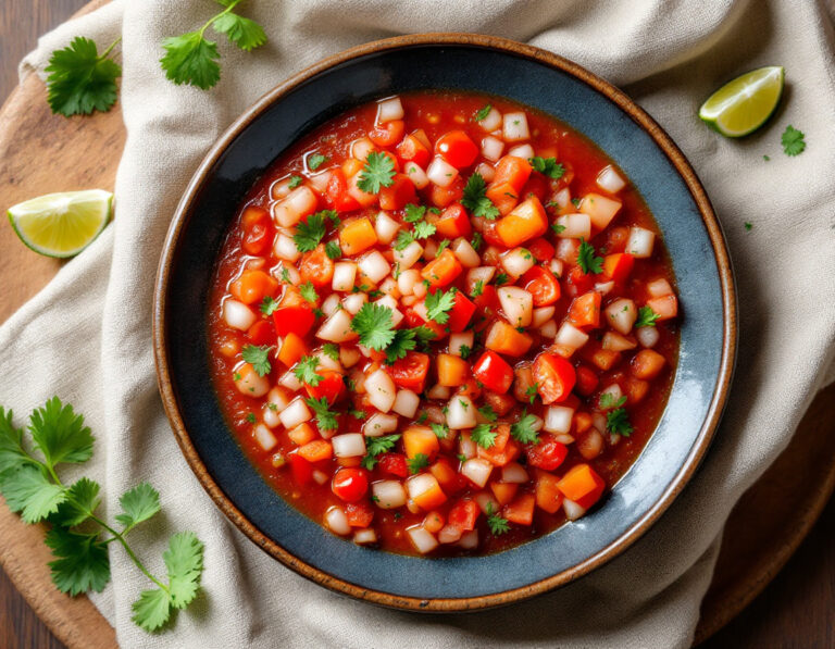 Salsa Criolla Recipe – Authentic Argentine Onion Sauce