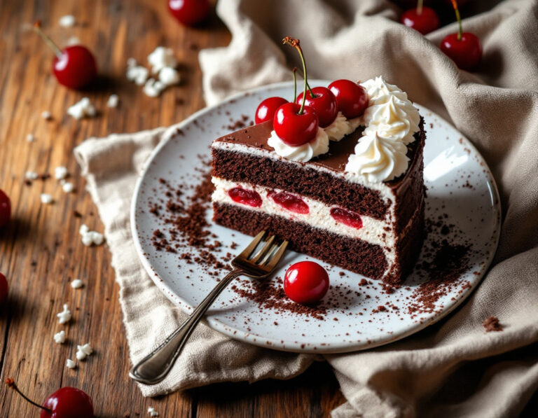 Black Forest Cake Recipe – Classic & Creamy