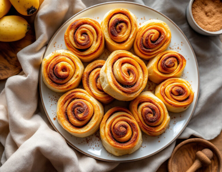 Swiss Banana Rolls Recipe – Sweet Dessert Rolls