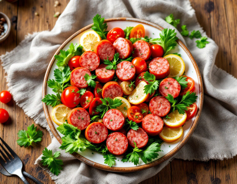 Swiss Sausage Salad Recipe – Traditional Wurstsalat