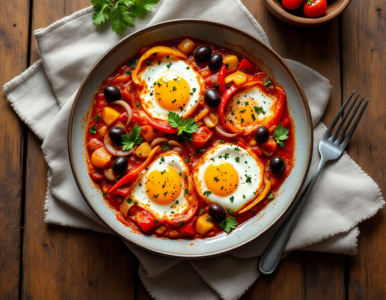 Shakshuka Recipe – African Skillet Dish with Eggs